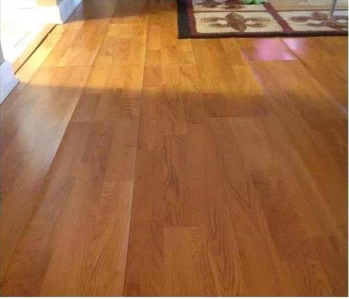 Water Damage to Laminate Flooring in the Mansfield area
